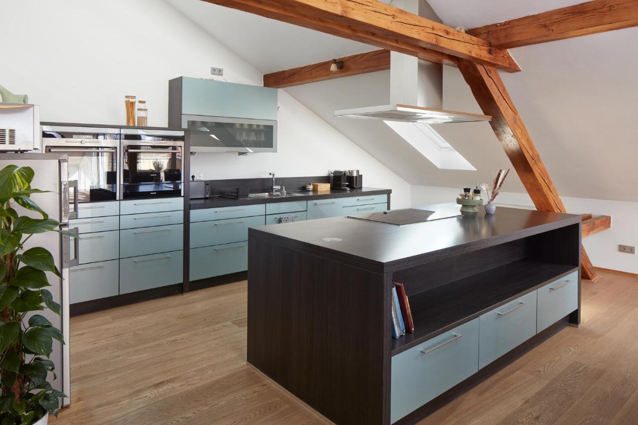 ⸨⸩ Sunset Penthouse: Messe - Siemens - Db - Man ⸨⸩ Apartment Nuremberg Bagian luar foto